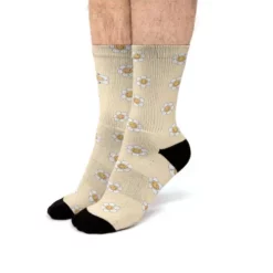 Smiley Flower Fit Crew Socks CARTIO0709