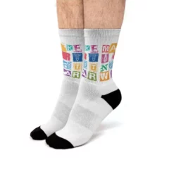 Make Art, Not War Fit Crew Socks CARTIO0721