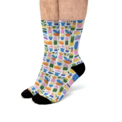 Risograph Houseplants Fit Crew Socks CARTIO0745