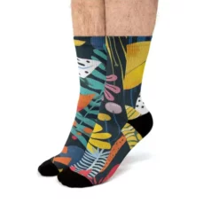 Artificial Matisse's Spring Scape Fit Crew Socks CARTIO0746