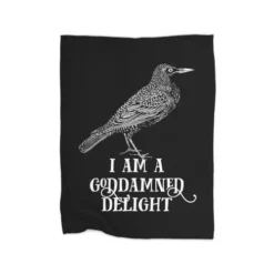 I Am A Goddamned Delight Premium Fleece Blanket CARTIO0913