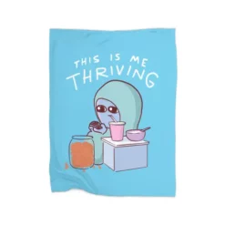 Strange Planet: This Is Me Thriving Premium Fleece Blanket CARTIO0917