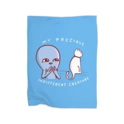 Strange Planet Special Product: My Precious Indifferent Creature Premium Fleece Blanket CARTIO0919