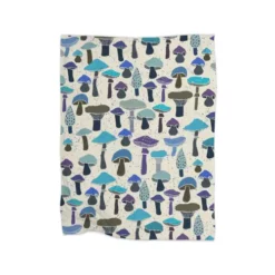 Magic Mushrooms Premium Fleece Blanket CARTIO0923