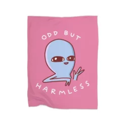 Strange Planet Special Product: Odd But Harmless Premium Fleece Blanket CARTIO0928