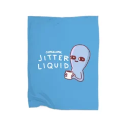 Strange Planet: Consume Jitter Liquid Premium Fleece Blanket CARTIO0929