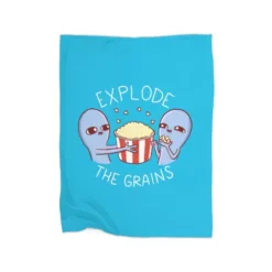 Strange Planet Special Product: Explode The Grains Premium Fleece Blanket CARTIO0933