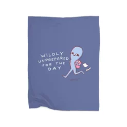 Strange Planet Special Product: Wildly Unprepared Premium Fleece Blanket CARTIO0941