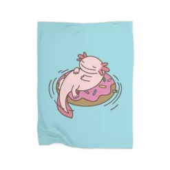 Axolotl Relaxolotl Premium Fleece Blanket CARTIO0950
