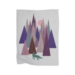 Strange Forest Premium Fleece Blanket CARTIO0953