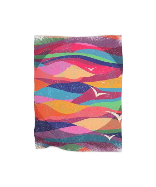 The Bright Sun Of The Desert Premium Fleece Blanket CARTIO0961