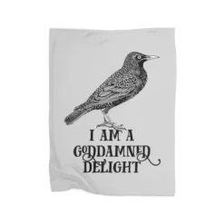 I Am A Goddamned Delight Premium Fleece Blanket CARTIO0968