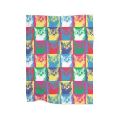 Pop Art Cats Premium Fleece Blanket CARTIO0991