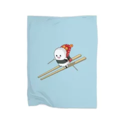 Sushi Ski Premium Fleece Blanket CARTIO0995