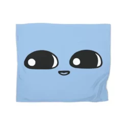 Strange Planet: Being Face Premium Fleece Blanket CARTIO1013