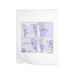Strange Planet: I Have Attempted Science Premium Fleece Blanket CARTIO1017