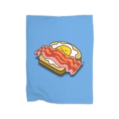 Sleepy Breakfast Premium Fleece Blanket CARTIO1020
