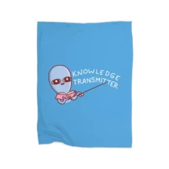 Strange Planet Special Product: Knowledge Transmitter Premium Fleece Blanket CARTIO1025