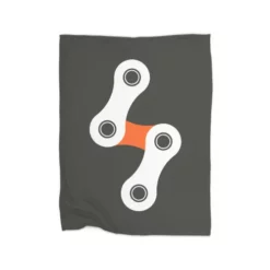 Bike Bolt - Orange Premium Fleece Blanket CARTIO1032