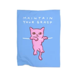Strange Planet Special Product: Maintain Your Grasp Premium Fleece Blanket CARTIO1038