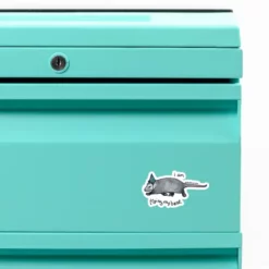 Trying My Best Opossum Custom Shape Magnet CARTIO1093