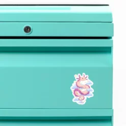 Axolotl Dragon Custom Shape Magnet CARTIO1094