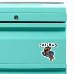 Vintage Chicago Bears Mascot Custom Shape Magnet CARTIO1104