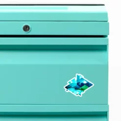 Geometric Landscape Custom Shape Magnet CARTIO1134