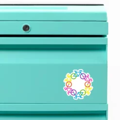 Color Wheel Custom Shape Magnet CARTIO1142