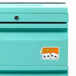 Japanese Meowing Cats Custom Shape Magnet CARTIO1147