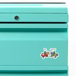 Medieval Jousting Frog Custom Shape Magnet CARTIO1161